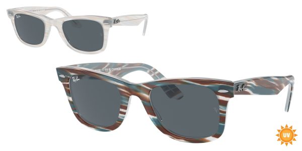 Ray-Ban WAYFARER RB2140F Square Sunglasses Cheap - Image 5