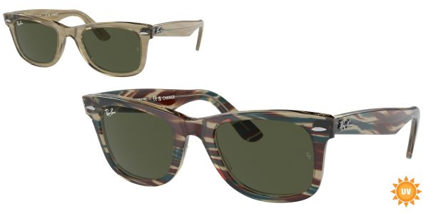 Ray-Ban WAYFARER RB2140 Square Sunglasses For Cheap - Image 3