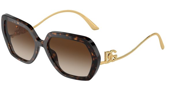 DOLCE & GABBANA DG4468BF Irregular Sunglasses on Sale - Image 5