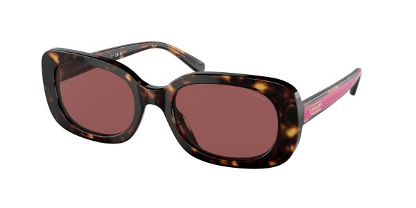 Coach CD868 HC8358F Oval Sunglasses Discount - Image 2