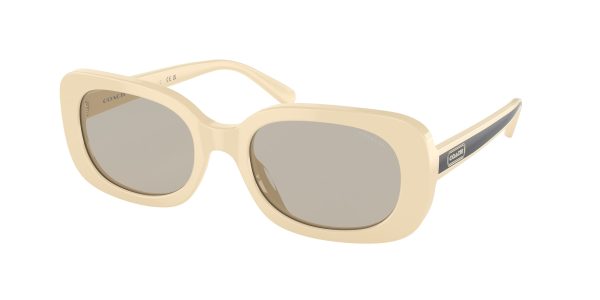 Coach CD868 HC8358F Oval Sunglasses Discount - Image 5