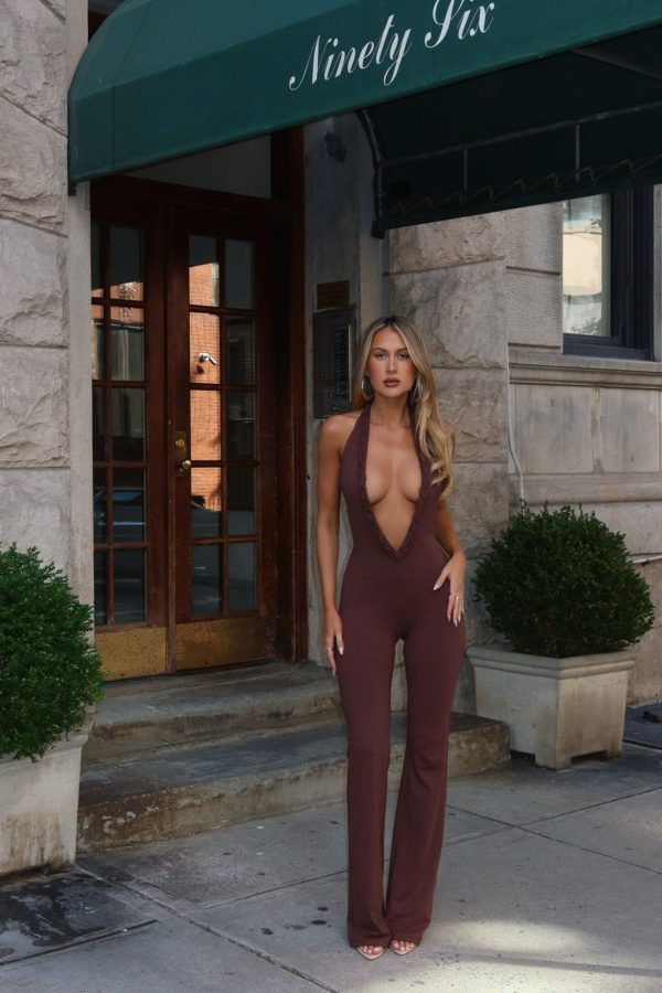 BLUEBELL JUMPSUIT CHOCOLATE Hot on Sale - Image 3