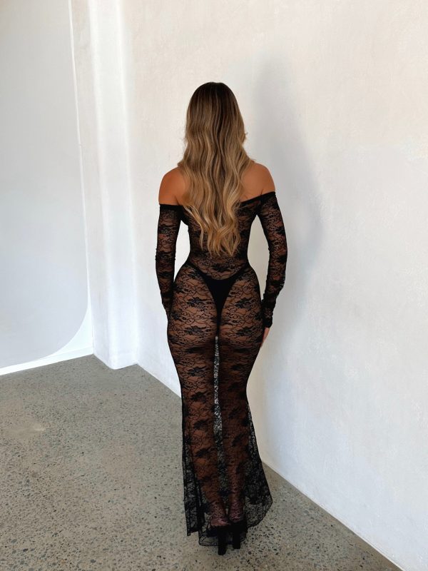 EMERSON MAXI DRESS BLACK on Sale - Image 3