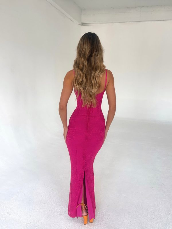 ASHBY MAXI DRESS PINK Fashion - Image 3