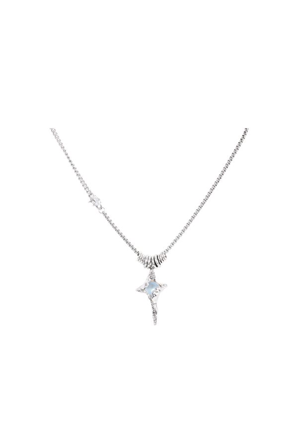 FANTASIA NECKLACE SILVER Cheap